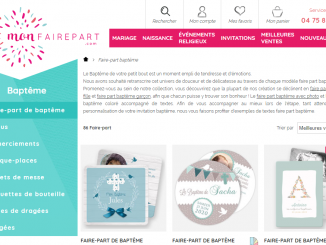 faire part bapteme monfairepart